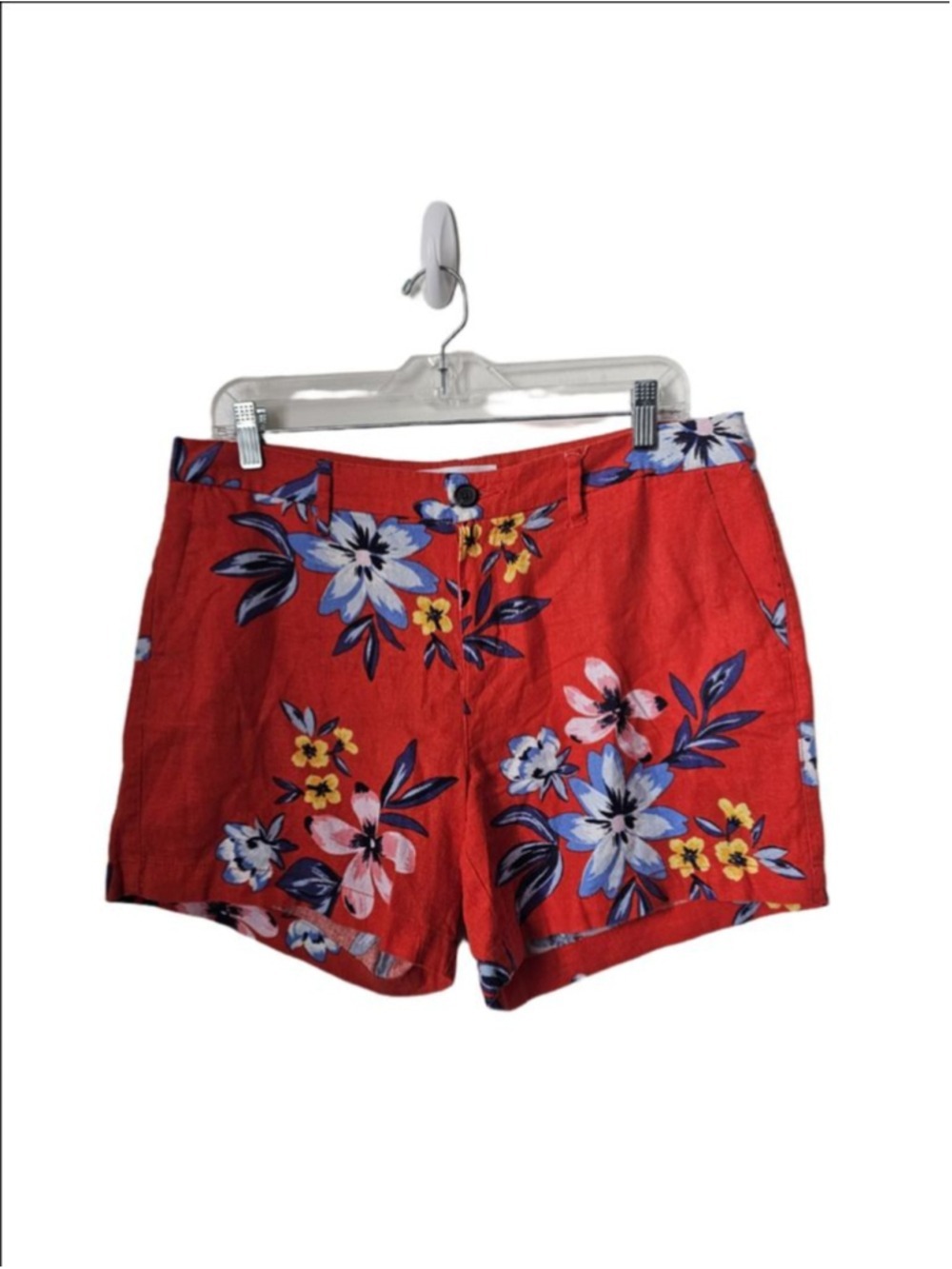 Old Navy Orange Floral Everyday Shorts Size 10